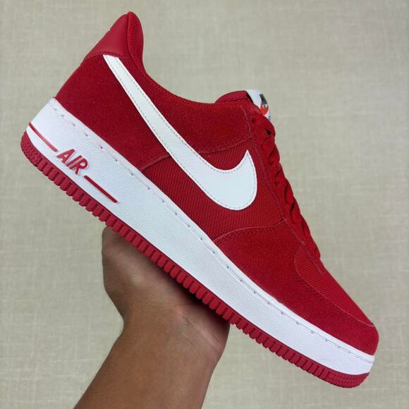 ❣️ 2017 Nike Air Force 1 “Game Red/White” 9.5 - Picture 1 of 6